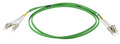 INFRALAN© Duplex Jumper LC-LC 50/125µm -- OM5, LSZH, limetten grün, 2.0mm, 1m