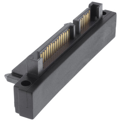 InLine® SATA Adapter Stecker / Buchse, 22pol. (15+7), aufwärts gewinkelt (Produktbild 2)