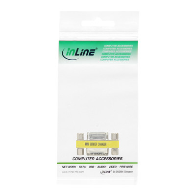 InLine® Mini-Gender-Changer, 9pol Buchse / Buchse (Produktbild 3)