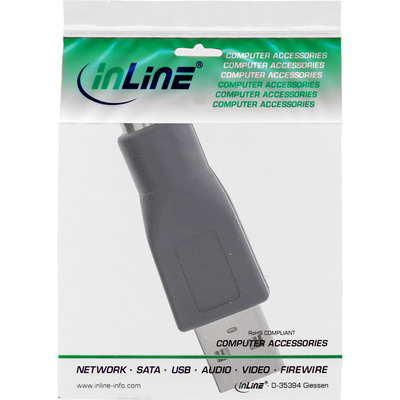 InLine® USB PS/2 Adapter, USB Stecker A auf PS/2 Buchse (Produktbild 3)