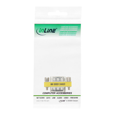 InLine® Mini-Gender-Changer, 15pol HD (VGA), Stecker / Stecker (Produktbild 3)