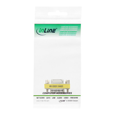 InLine® Mini-Gender-Changer, 15pol HD (VGA), Stecker / Buchse (Produktbild 3)