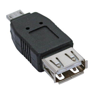 InLine® Micro-USB Adapter, Micro-A Stecker an USB A Buchse (Produktbild 2)