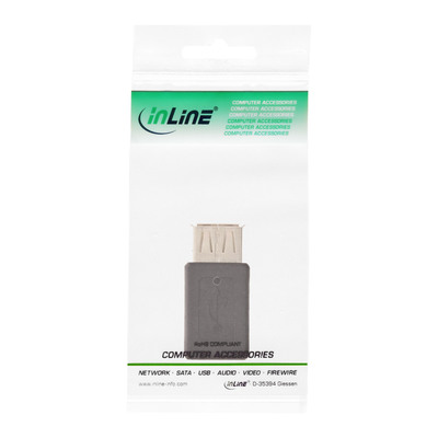 InLine® Micro-USB Adapter, USB A Buchse an Micro-USB B Buchse (Produktbild 3)