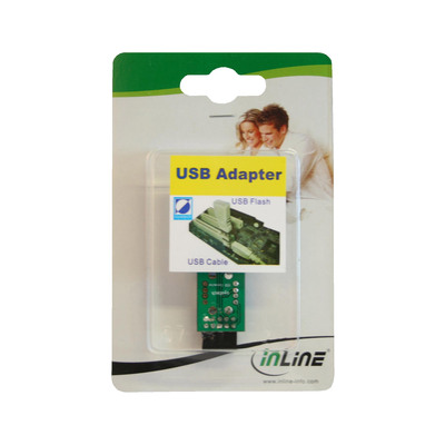InLine® USB 2.0 Adapter, 2x Buchse A auf Pfostenanschluss (Produktbild 2)