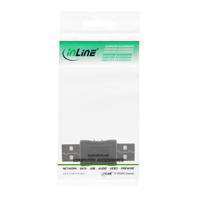 InLine® USB 2.0 Adapter, Stecker A auf Stecker A (Produktbild 3)