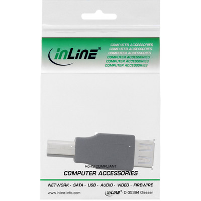 InLine® USB 2.0 Adapter, Buchse A auf Stecker B (Produktbild 3)