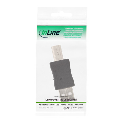 InLine® USB 2.0 Adapter, Stecker A auf Stecker B (Produktbild 3)