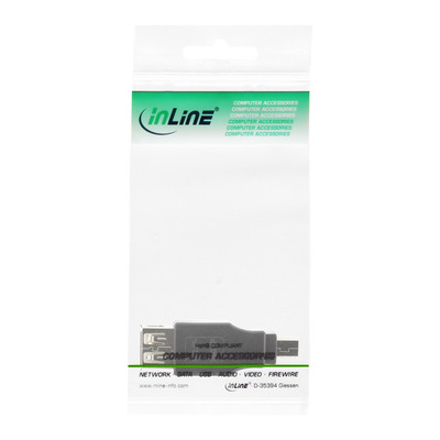 InLine® USB 2.0 Adapter, Buchse A auf Mini-5pol Stecker (Produktbild 3)