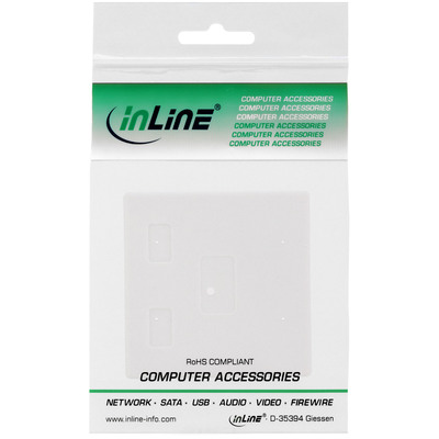 InLine® Anschlussdose Aufputz für 2x Keystone RJ45 Buchse, weiß  (Produktbild 5)
