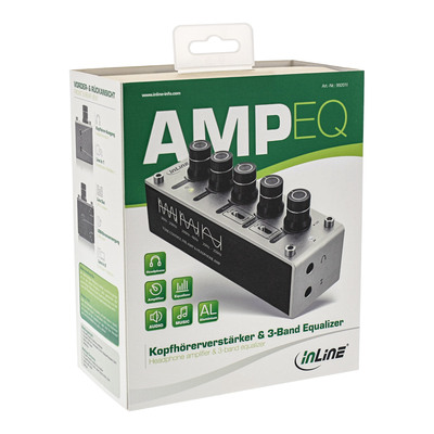 InLine® AmpEQ Hi-Res AUDIO Kopfhörer-Verstärker und Equalizer, 3,5mm Klinke, USB (Produktbild 2)