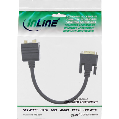 InLine® DVI-I Adapterkabel, DVI-I Stecker auf DVI-I-Buchse + S-VGA Buchse (Produktbild 11)