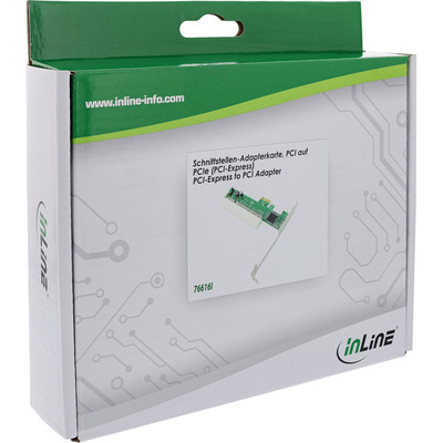 InLine® Schnittstellen-Adapterkarte, PCI auf PCIe (PCI-Express) (Produktbild 3)