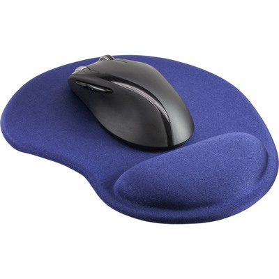 InLine® Maus-Pad, mit Gel Handballenauflage, 230x205x20mm, blau (Produktbild 2)