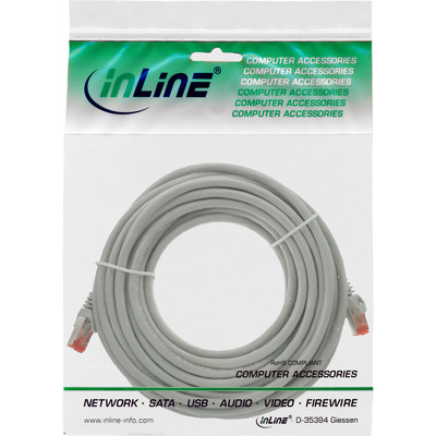 InLine® Patchkabel, S/FTP (PiMf), Cat.6, 250MHz, PVC, Kupfer, grau, 40m (Produktbild 3)