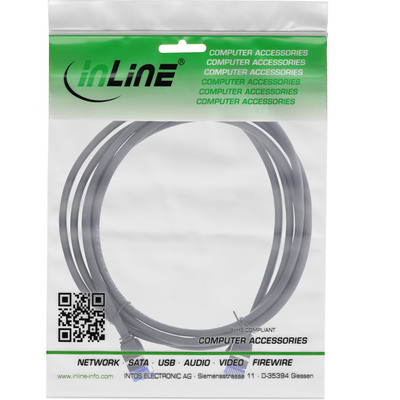 InLine® Patchkabel Slim, Cat.6A, S/FTP, TPE (LSZH), PoE, schwarz, 30m (Produktbild 3)