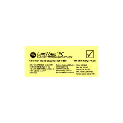 InLine® Patchkabel, S/FTP (PiMf), Cat.6A, halogenfrei, gelb, 0,5m (Produktbild 2)