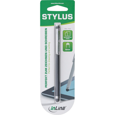 InLine® Stylus, Stift für Touchscreens von Smartphone und Tablet, schwarz (Produktbild 3)