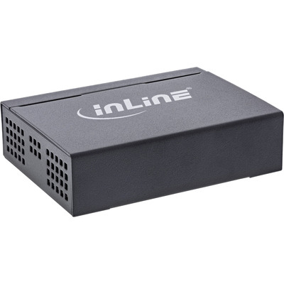 InLine® Gigabit Netzwerk Switch 5-Port, 1Gb/s, Desktop, Metallgehäuse, lüfterlos (Produktbild 2)