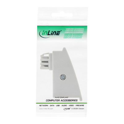 InLine® TAE-F DSL Adapter, TAE-F Stecker auf RJ45 Buchse, 8P2C für Fritzbox (Produktbild 11)