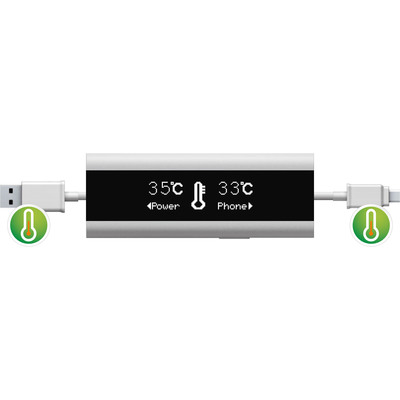 InLine® USB Smart Control, Multimeter, Ladeüberwachung, USB A zu Micro-B Kabel (Produktbild 3)