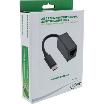 InLine® USB 3.2 Netzwerkadapter Kabel, Gigabit Netzwerk, USB-C (Produktbild 11)