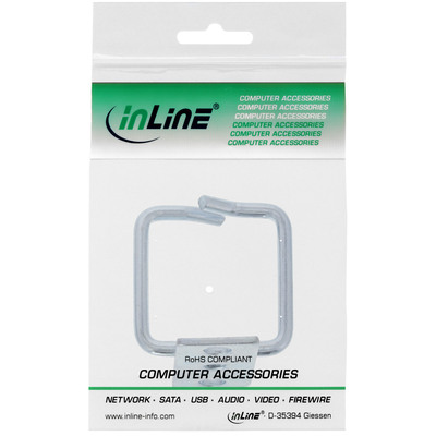 InLine® Kabelbügel, Metall, verzinkt, 40x40mm (Produktbild 2)