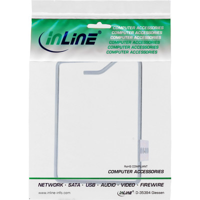 InLine® Kabelbügel, Metall, verzinkt, Öffnung kurze Seite, 140x100mm (Produktbild 2)