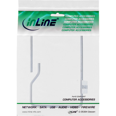 InLine® Kabelbügel, Metall, verzinkt, Öffnung lange Seite, 140x100mm (Produktbild 2)