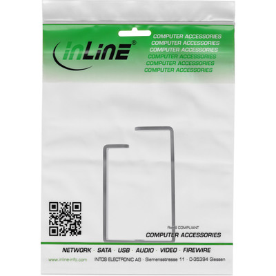 InLine® Kabelbügel, Metall, 43x70mm schwarz  (Produktbild 5)