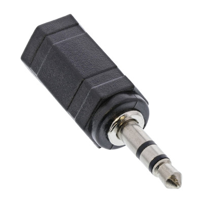 InLine® Audio Adapter, 2,5mm Klinke Buchse an 3,5mm Stecker, Stereo (Produktbild 1)