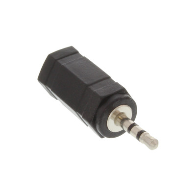InLine® Audio Adapter, 2,5mm Klinke Stecker zu 3,5mm Buchse, Stereo (Produktbild 1)