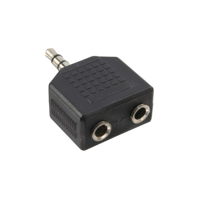 InLine® Audio Adapter, 3,5mm Klinke Stecker an 2x 3,5mm Klinke Buchse, Stereo (Produktbild 1)
