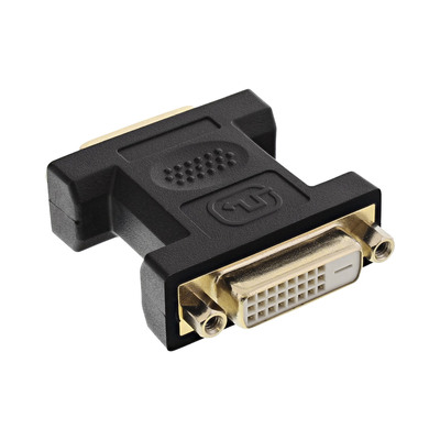 InLine® DVI-D Adapter, Digital 24+1 Buchse / Buchse (Kupplung) (Produktbild 1)