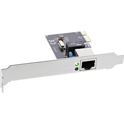 InLine® Gigabit Netzwerkkarte, PCI Express 1Gb/s, PCIe x1, inkl. LP-Slotblech