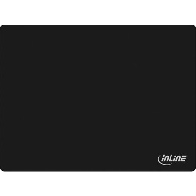 InLine® Maus-Pad, Soft Gaming Pad, 350x260x3mm, schwarz (Produktbild 1)