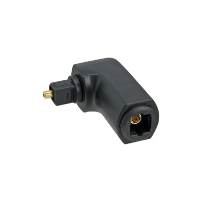 InLine® OPTO Audio Adapter, Toslink Buchse / Stecker, 90° gewinkelt (Produktbild 1)
