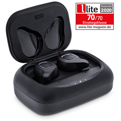 InLine® PURE Air TWS, Bluetooth In-Ear Kopfhörer mit TWS, mit Qi-Case PowerBank (Produktbild 1)