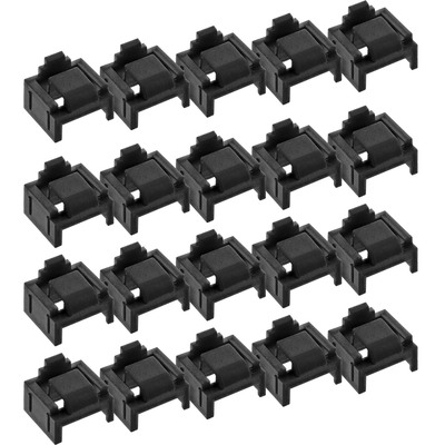 InLine® RJ45 Portblocker, 20 Blocker Nachfüllpack, schwarz (Produktbild 1)