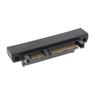 InLine® SATA Adapter Stecker / Buchse, 22pol. (15+7), aufwärts gewinkelt (Produktbild 1)