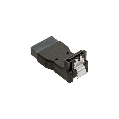 InLine® SATA Adapter Stecker / Buchse, gewinkelt nach unten (Produktbild 1)