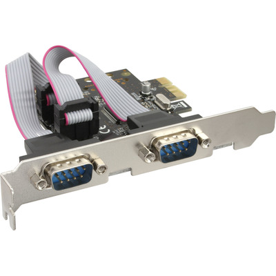 InLine® Schnittstellenkarte, 2x Seriell 9-pol, PCIe (PCI-Express) (Produktbild 1)