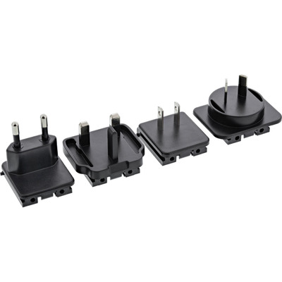 InLine® Stromadapter-Set für USB Netzteil 31512S schwarz (Produktbild 1)