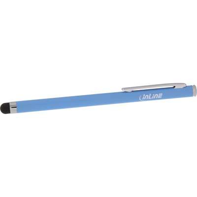 InLine® Stylus, Stift für Touchscreens von Smartphone und Tablet, blau (Produktbild 1)