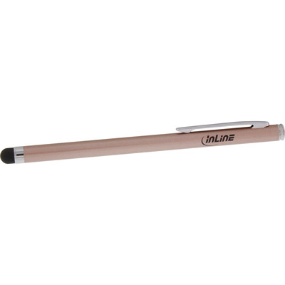 InLine® Stylus, Stift für Touchscreens von Smartphone und Tablet, rose (Produktbild 1)