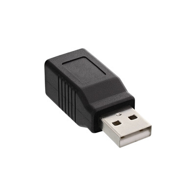 InLine® USB 2.0 Adapter, Stecker A auf Buchse B (Produktbild 1)