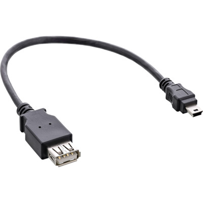 InLine® USB 2.0 Adapterkabel, Buchse A auf Mini-5-pol. Stecker, 0,2m (Produktbild 1)