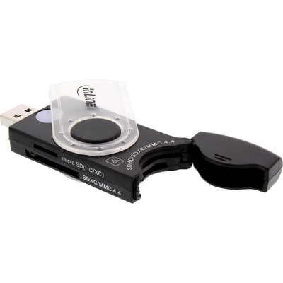 InLine® USB 3.0 Mobile Card Reader mit 2 Laufwerken, für SD, SDHC, SDXC, microSD (Produktbild 1)