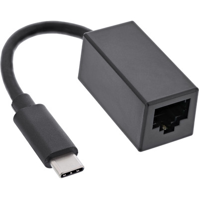 InLine® USB 3.2 Netzwerkadapter Kabel, Gigabit Netzwerk, USB-C