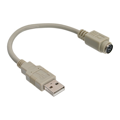 InLine® USB Adapter Kabel, USB Stecker A auf PS/2 Buchse (Produktbild 1)